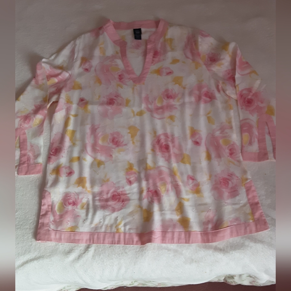 "Saint Tropez" Floral Tunic